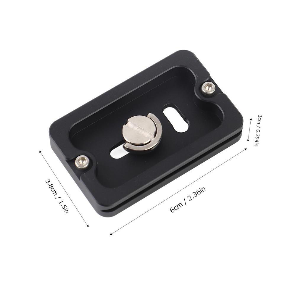 PU 60 Quick Release Plate with 1 4in Screw Universal Quick Release Plate for Camera Tripod