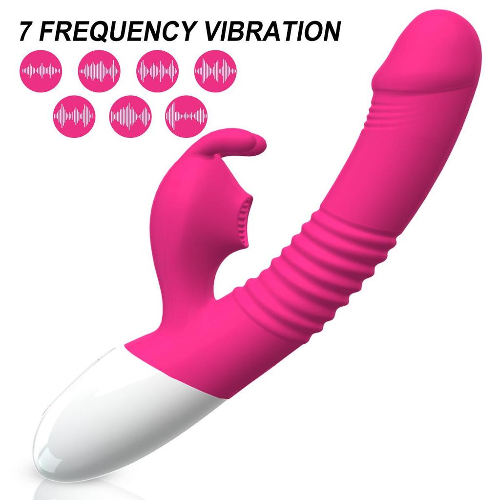 Xuan Ai A2 Heated Rabbit Vibration Stick - Smart Telescopic Female Masturbator