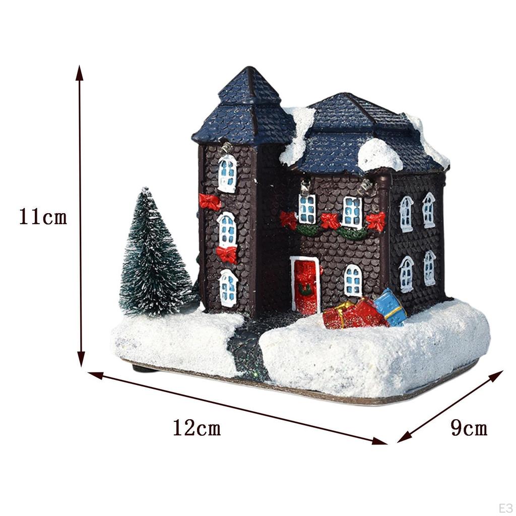 Room LED Snow Desktop Fairy Garden Snowy Decoration Collection