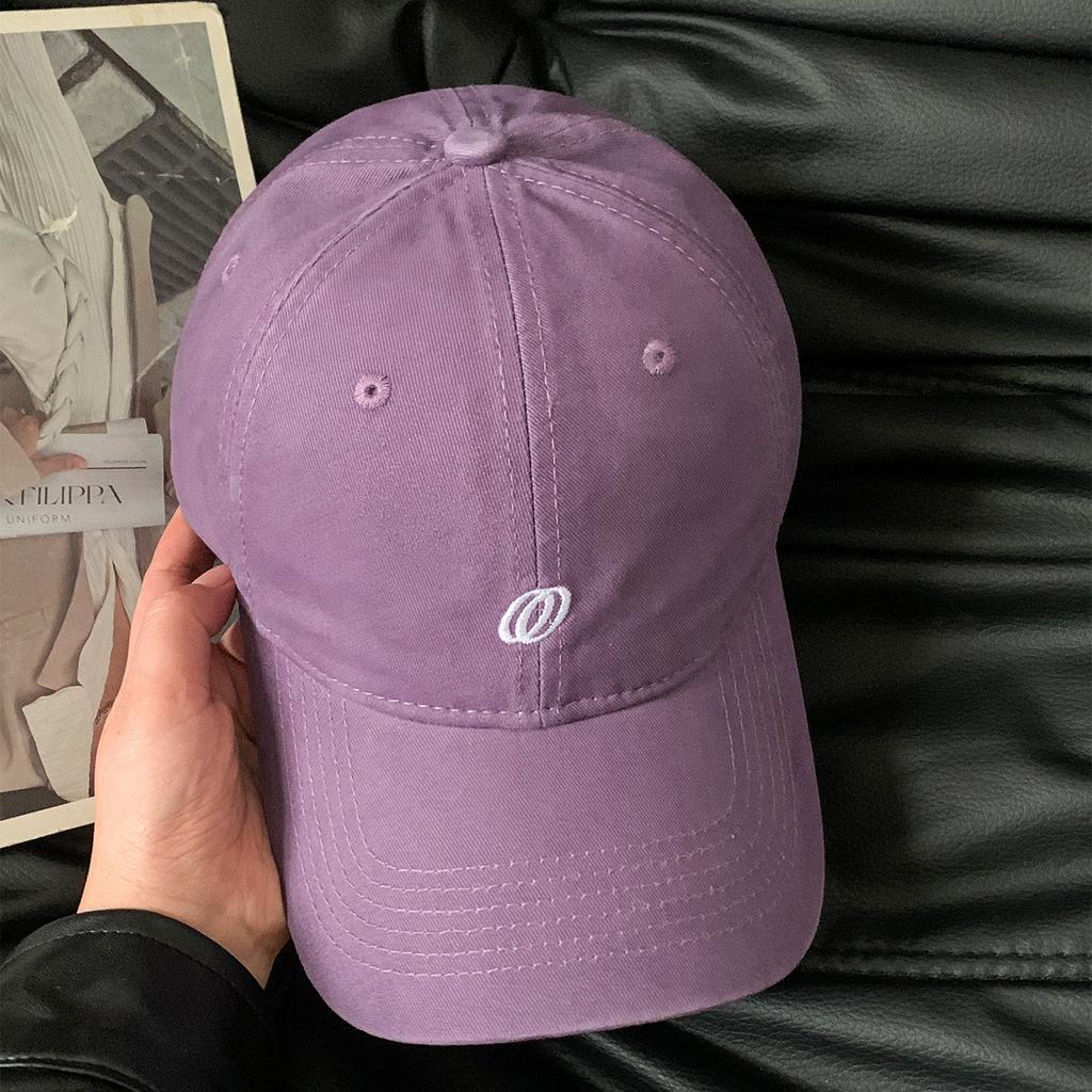 Fashion Hat Plain Artifact Show Face Small Cap Men's and Women's Korean Version Versatile Sunscreen Casual Out of the Street Soft Top Baseball Hat