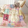 Celebrating 80 Years Of Excellence Flannel Blanket-Soft and Suitable for Sofas,Beds,Offices,Travel,All Seasons,Great Gift for Holidays and Birthdays.