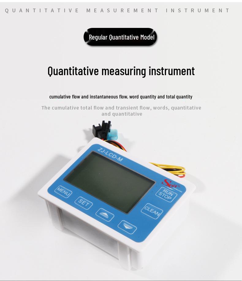 2-Minute Digital Flow Meter Water Sensor with Solenoid Valve and Display Controller S402B