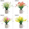 Artificial Plant Decor With Plastic Craft For Home Office And Indoor Spaces
