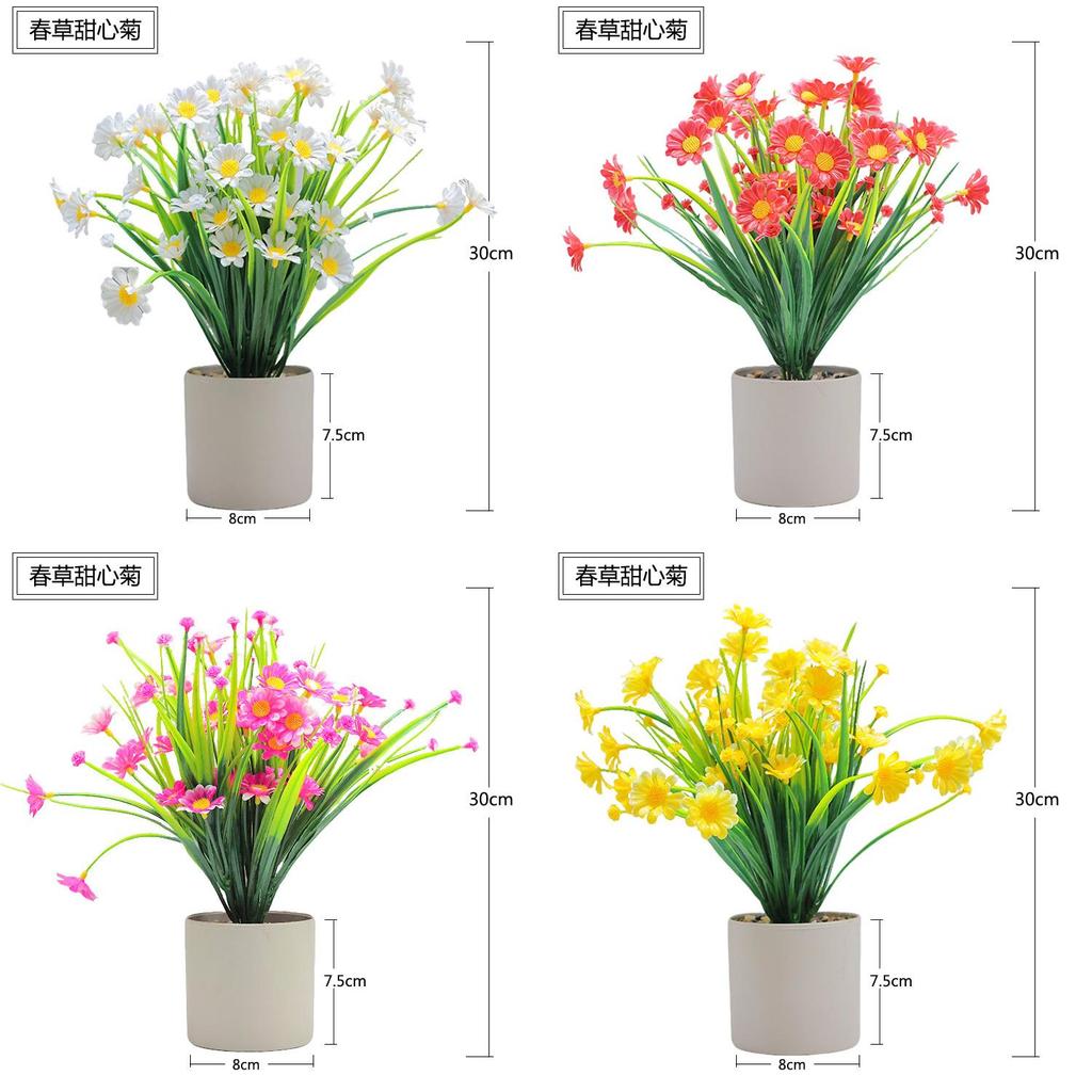 Artificial Plant Decor With Plastic Craft For Home Office And Indoor Spaces