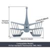 Schmetterlingsbesen & Schaber für Thermomix TM31, TM5, TM6 Küchenmaschinen