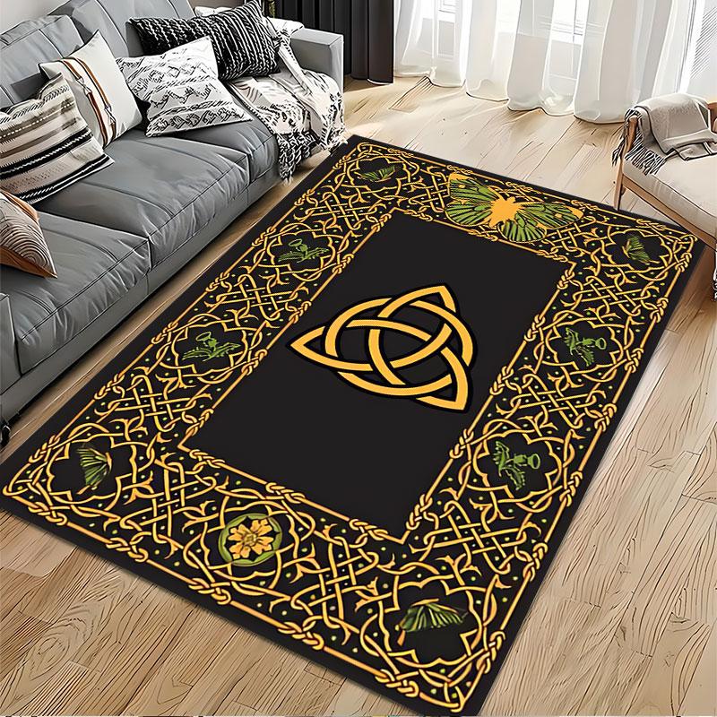 Celtic Knot Butterfly Carpet suitable as a non-slip mat for the living room or bedroom sofa