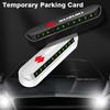 1 ks Nová karta pro dočasné parkování do auta, odznak, styling auta pro Suzuki Swift SX4 Samurai Sport Jimny Grand Vitara Alto GW250 Splash Swace