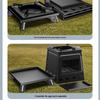 OEING Portable Foldable Smokeless Wood Burning Camp Stove