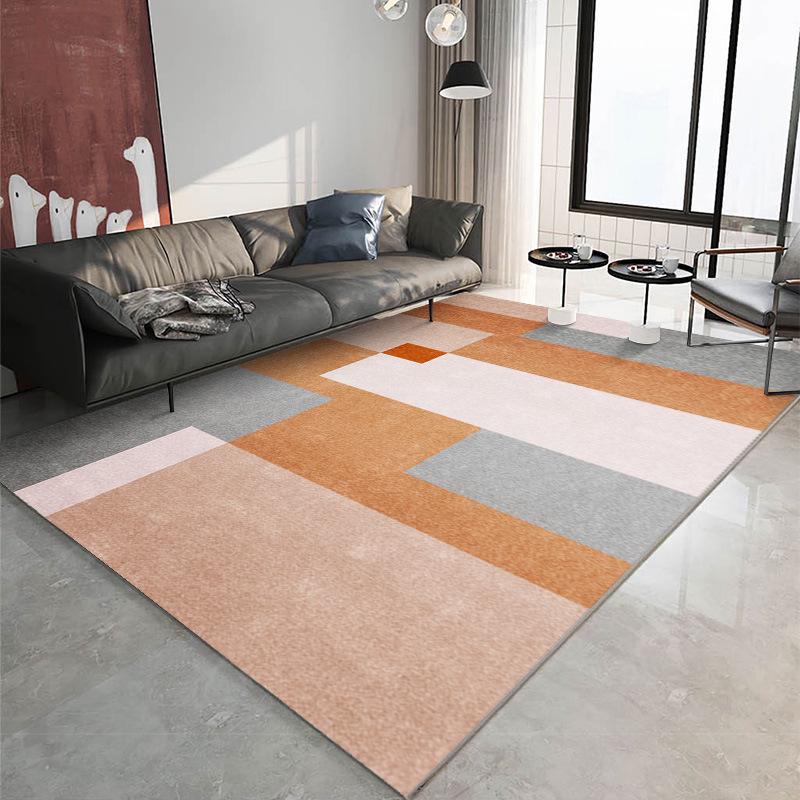 Stain-Resistant, Easy-Care Wabi-Sabi Crystal Velvet Living Room Carpet