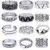 Titanium Steel Woven Vine Ring for Men Women European American Fashion Jewelry