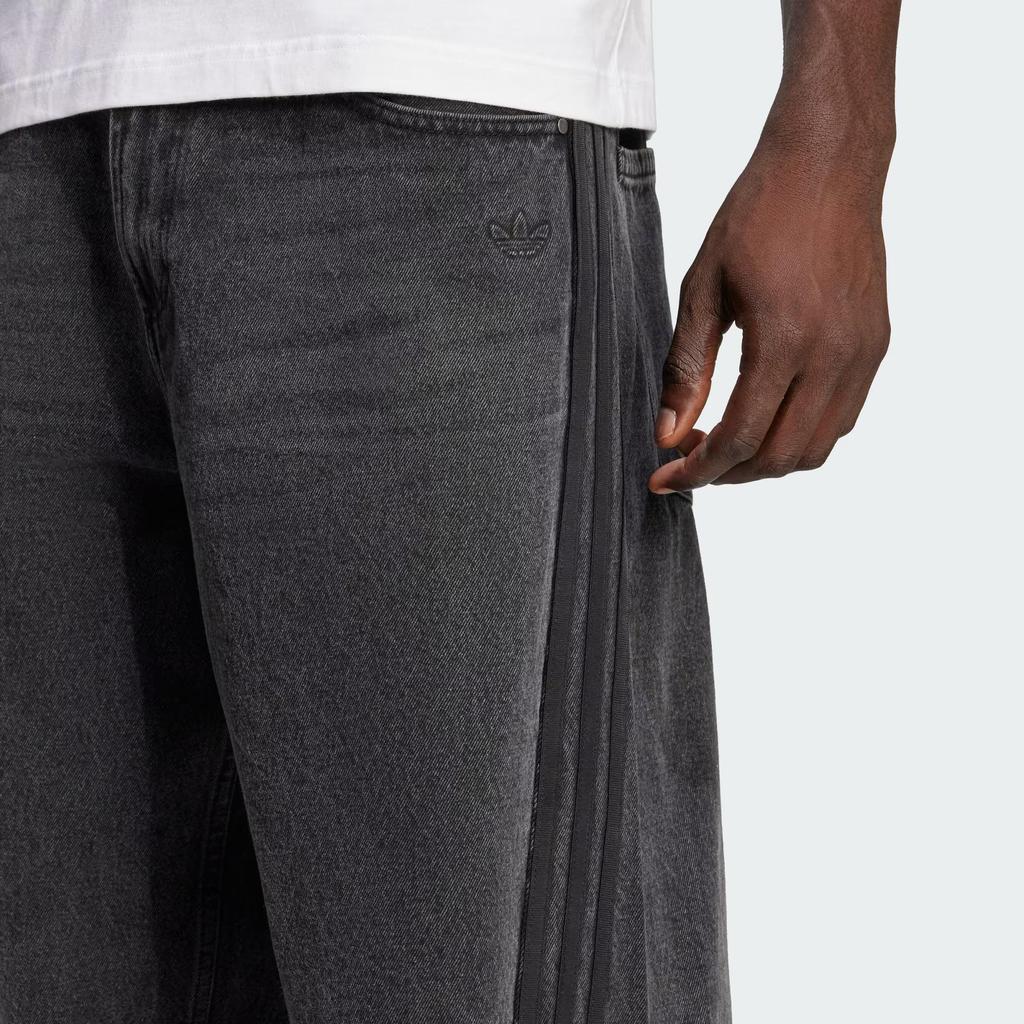 adidas Originals Adilenium Season 3 Loose Fit Denim Pants Black JY6291