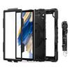 Case for Samsung Galaxy Tab A8 10.5 SM-X200 SM-X205, Armored Rotating 360, Black