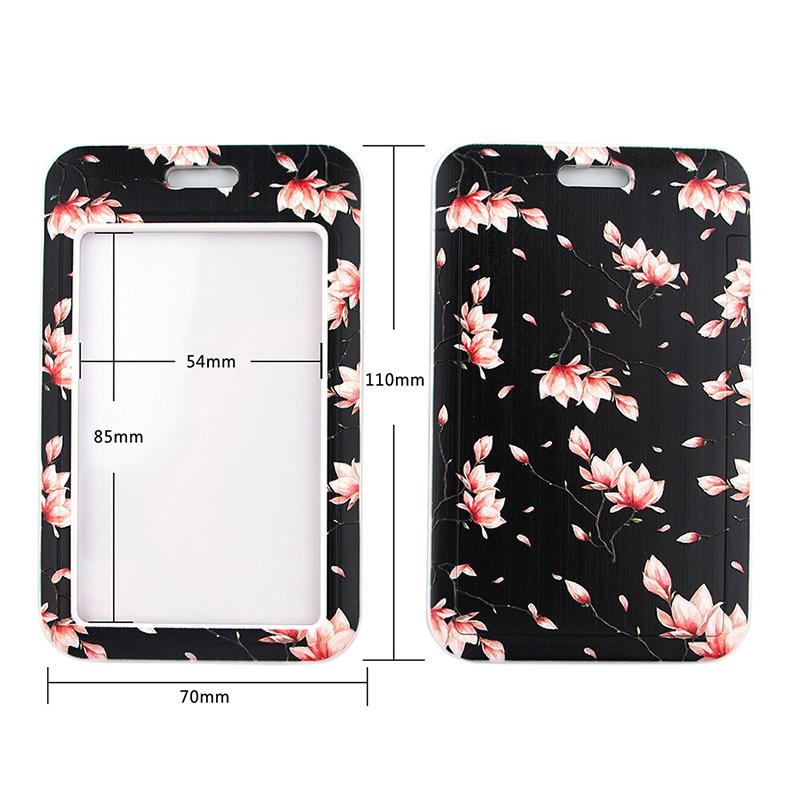 Yoga Sakura Credential Holder Little daisy Lanyard for Key Cute Neck Strap Card ID Badge Holder Key Chain Accessories Wholesale
