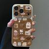 Milk Kitty Compatible Anti-Fall Phone Case for Apple 14/15/16 Pro/Max, High-End Protection