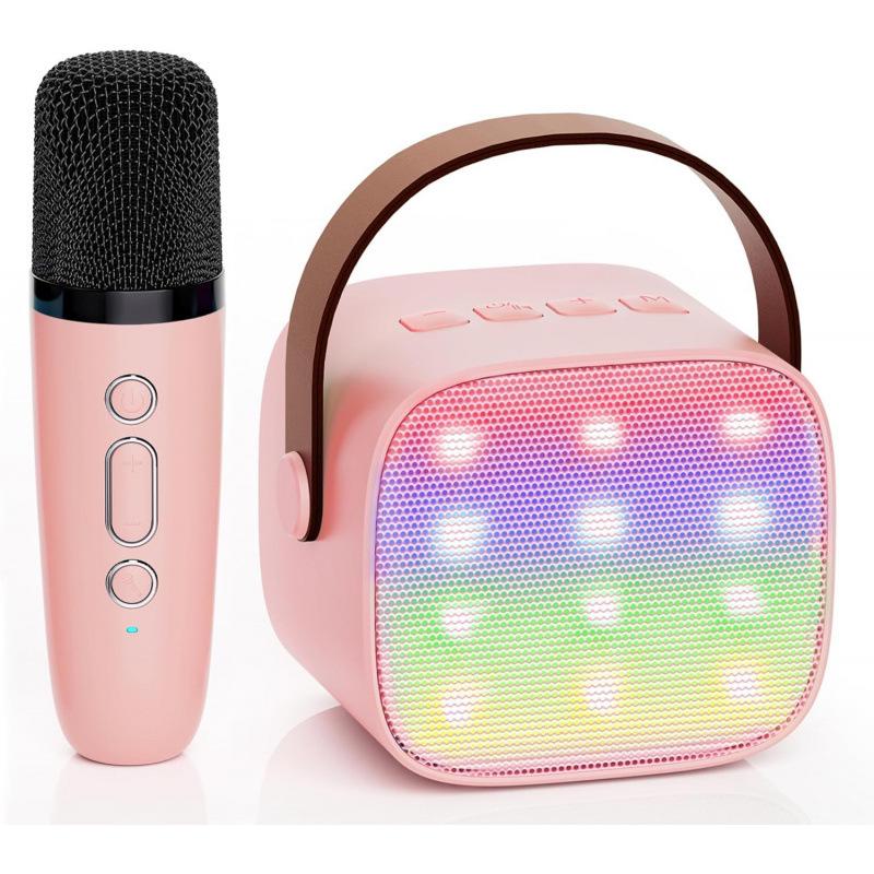 

Colorful LED Microphone Speaker with Breathing Light for Portable Outdoor and Home Karaoke