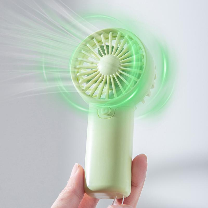 Cute Handheld Fan with Hanging Rope Portable Mini Handy Fan for Desktop Outdoor Use Pocket Low Noise Small Electric Fan