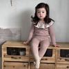 [Upgraded Version] Children's Pajamas and Girls' Class A Long Johns, Long Johns, Wool Pull-up Rack Homewear Set