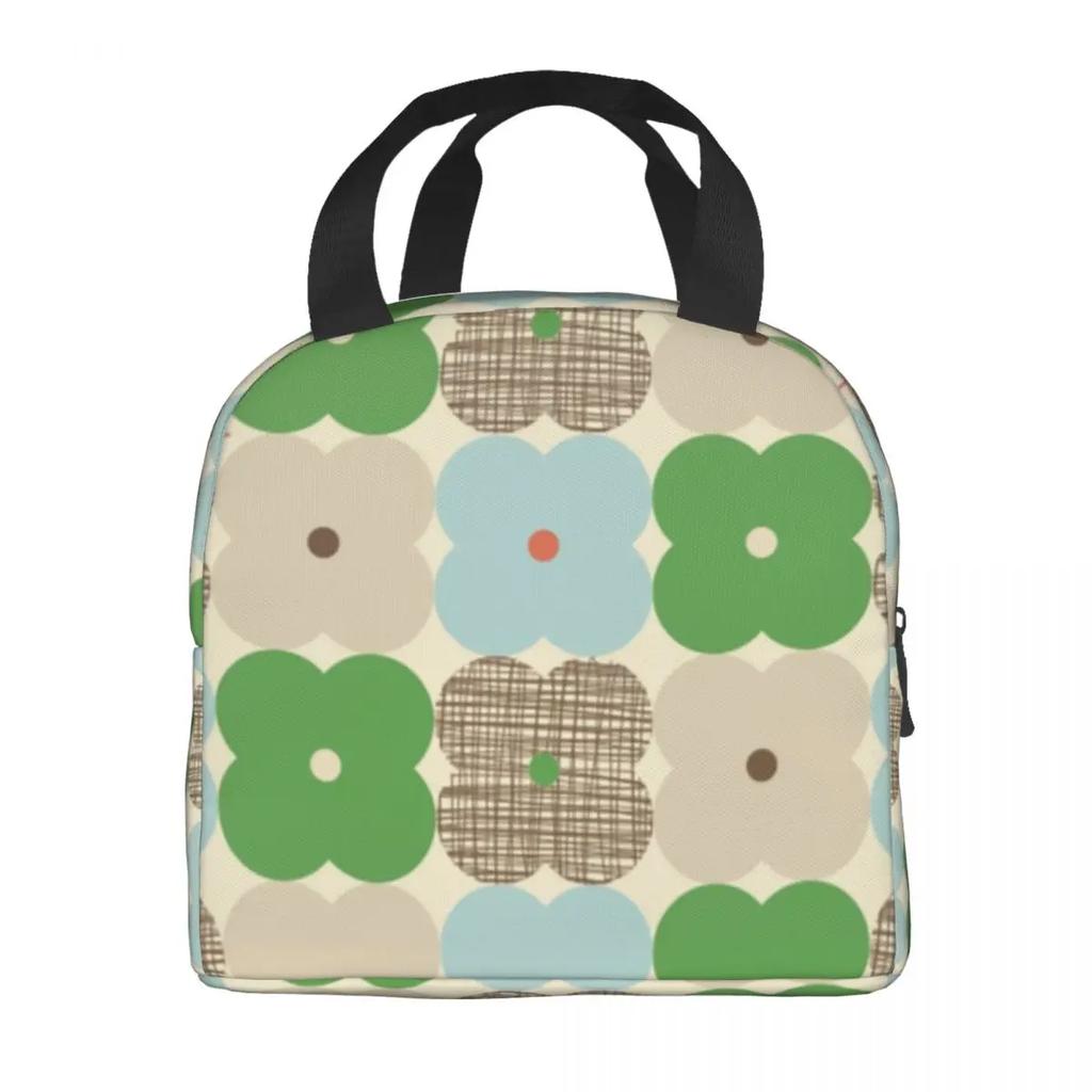 Orla Kiely Skandynawski Kwiatowy Przenośny Lunch Box dla Kobiet Wodoodporny Termiczny Chłodziarka Żywności Izolowana Torba Lunchowa Dla Dzieci Student