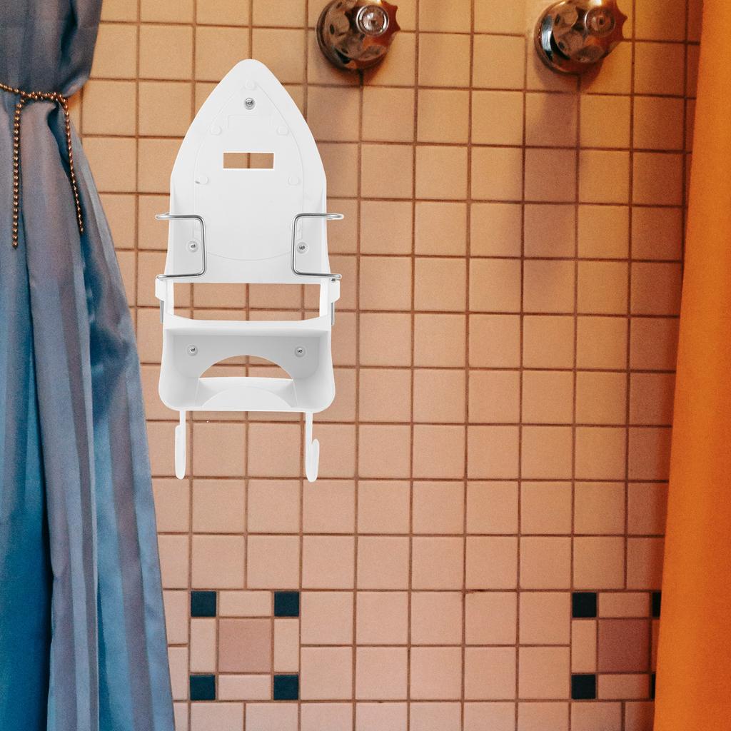 Wall Mounted Ironing Board Rack Stainless Steel Iron Holder Organizer for Bedroom Closet Laundry Space Saving