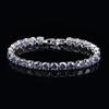 Jewelry, Color Aaa Zircon Bracelet, Round Zircon Platinum Plated, Women'S Jewelry