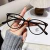 Simple And Lightweight, Fashionable Cat-shaped Eyeglass Frames, Suitable For All Occasions And With Anti-blue Light Function8024