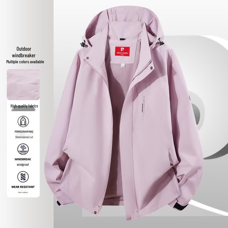 Pierre Cardin Hooded Dopamine Windproof Outdoor Jacket M