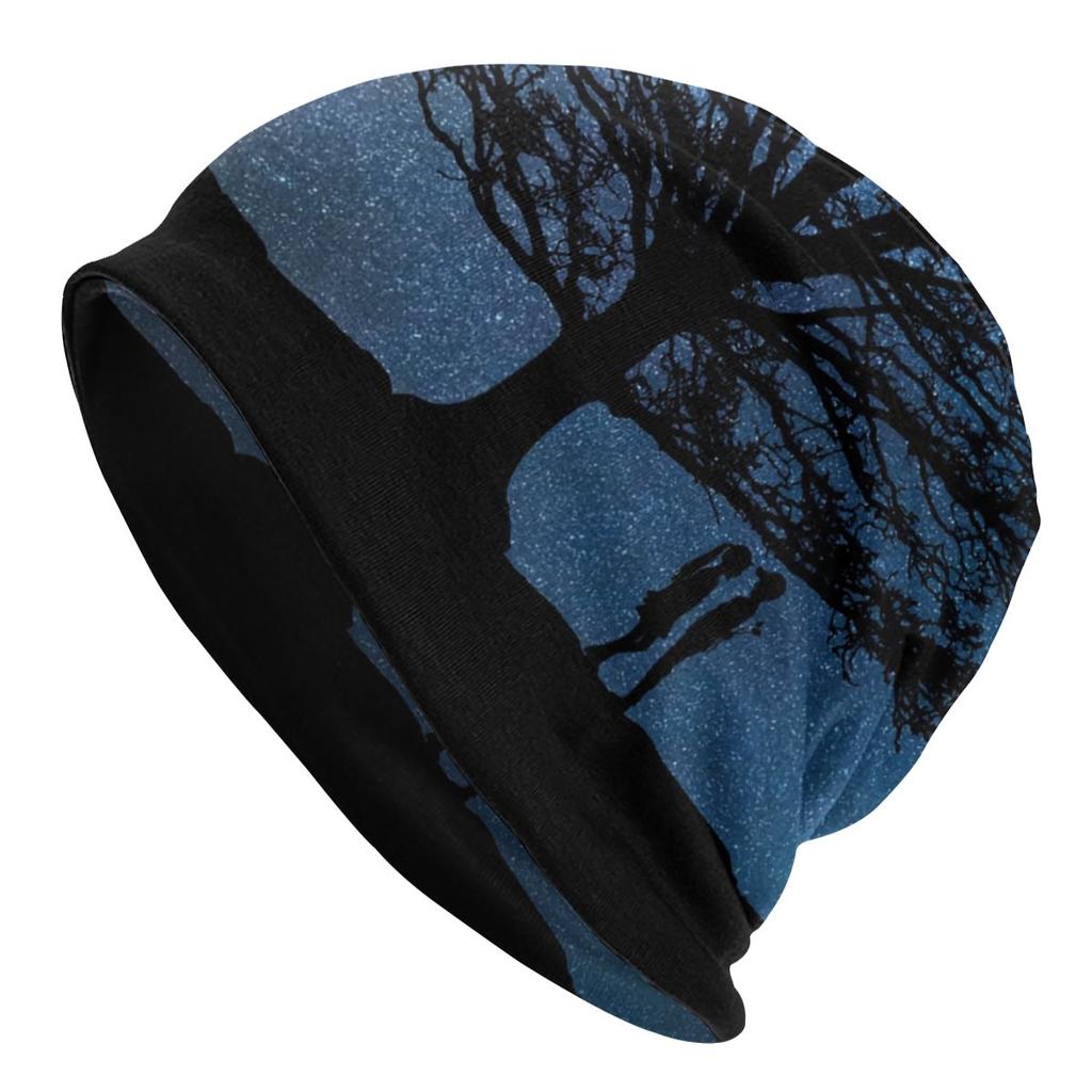 Custom Winter Warm Bonnet Homme Knit Hats Tree Of Life With Triquetra On Futhark Beanie Cap Vikings Beanies Caps Unisex WoUnisex