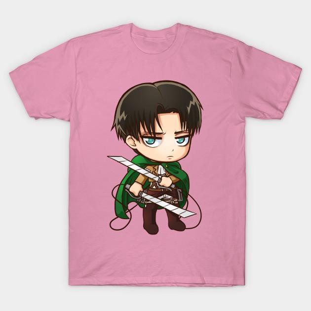 Camiseta de mujer Levi Ataque a los Titanes con estampado Harajuku Kawaii, camiseta de verano de manga corta para mujer, camiseta superior