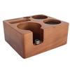 Multifunctional Coffee Tamper Station Compatible Wooden Tamper Stand  Espresso Making