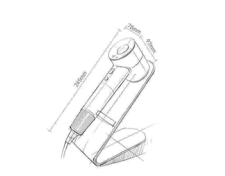 High-Speed Bladeless Hair Dryer: Bestseller for Home Use, Constant Temperature, High Power, and Negative Ion Hair Care.