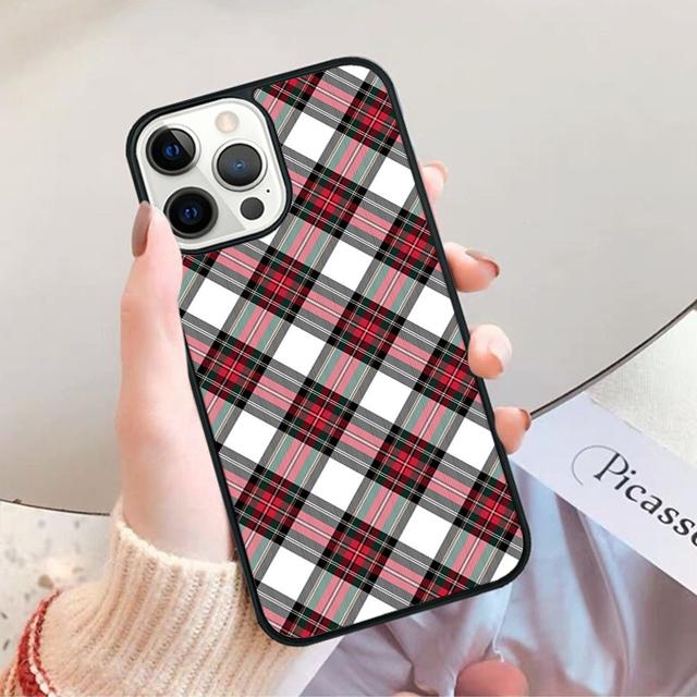Clan Stewart Dress Tartan Plaid Phone Case for iPhone 17 Air 16 PRO MAX 15 14 PLUS 11 12 13 Back Cover Fundas