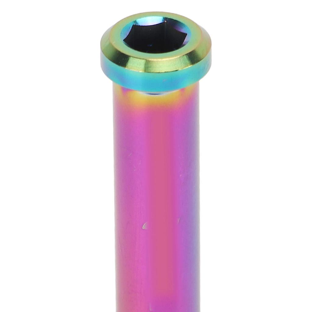 Keenso Bike Fixing Titanium Alloy Road Bike Pivot 40mm with Washer for Mountain Road Bikes C-Clamp Nut, C-Brake Nut, (Colorful)