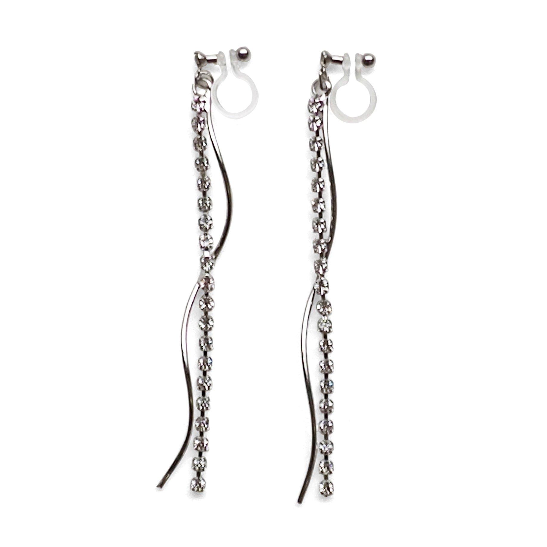 

Популярні сережки для смоли Miyabi Grace кристал жіночі, кліпси, кристал, золото, довгі, страз, перлина, хвиля, планка, елегантні, ніжні,