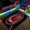 Brisbane Broncos Design Crystal Velvet Carpet Cozy Non?Slip Printed Rug For Bedroom Living Room Entrance