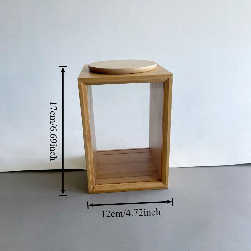 

Большая Вместимость Чайная Банка Кофейня Бытовая Герметичный Контейнер для Хранения Закусок и Орехов Универсальное Хранение Бамбуковая Банка