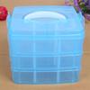 Small Three-Layer 18-Grid Portable Detachable Storage Box Hardware Tool Combination Organizer Box Storage Box