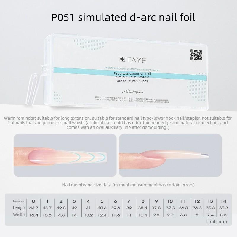 New 120pcs Nail Clear Rocket Shape Sandwich Dual Nail Forms Reusable Full Cover Dual Nail Molds Top & Bottom 2026 New Style