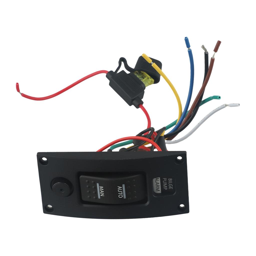 Switch Panel Pump Bilge Curved Shaped Plastic IP66