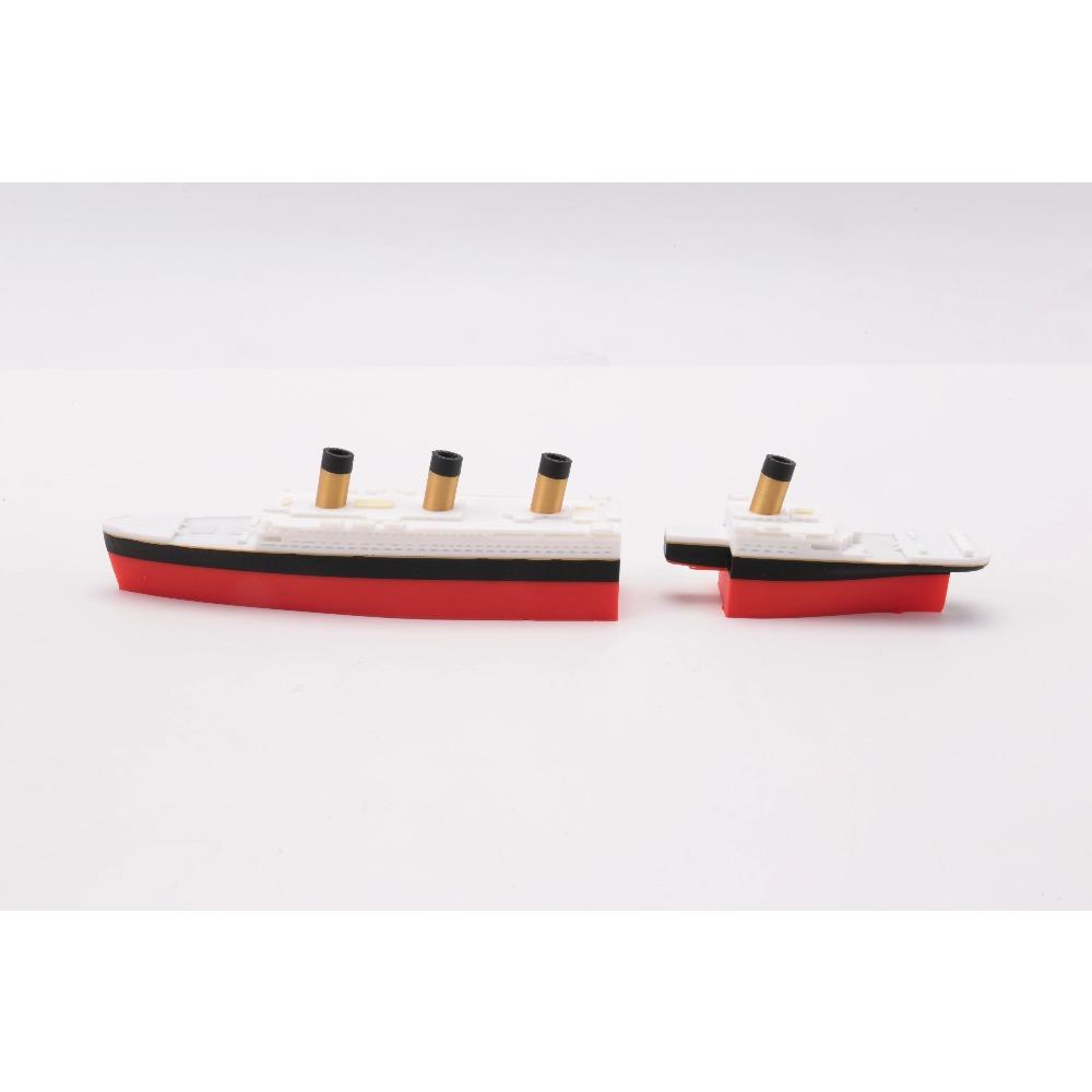 Realistisches in der Mitte zerbrochenes Titanic-Bad und Pool, Titanic-Topper, Historisch genaues zerbrechliches Titanic-Boot
