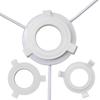 10Pcs E27 to E26/E14/11mm Lamp Shade Reducer Rings Lamp Rings Light Shade Replacement Part Lightweight Converter Adapter