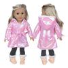 43cm Baby Neugeborenen Puppe Winterkleidung für Baby Puppe Kleidung 18 Zoll Mädchen Puppe Jacke Mantel, Schuhe sind nicht enthalten.