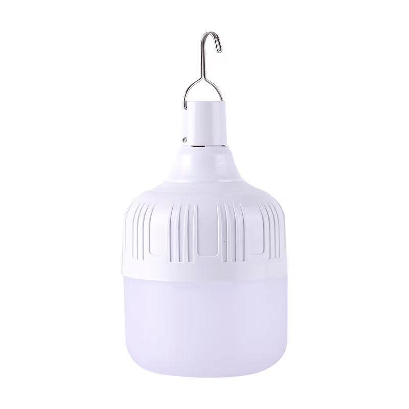 Rechargeable LED Light Bulb: Outdoor Camping, Night Market, Emergency, Super Bright, Rainproof, Power Outage Solution