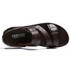 Classic Men Sandals Solid Color Men Shoes Summer Comfortable Open Toe Leather Mens Sandals Beach Rome Zapatos Para Hombres