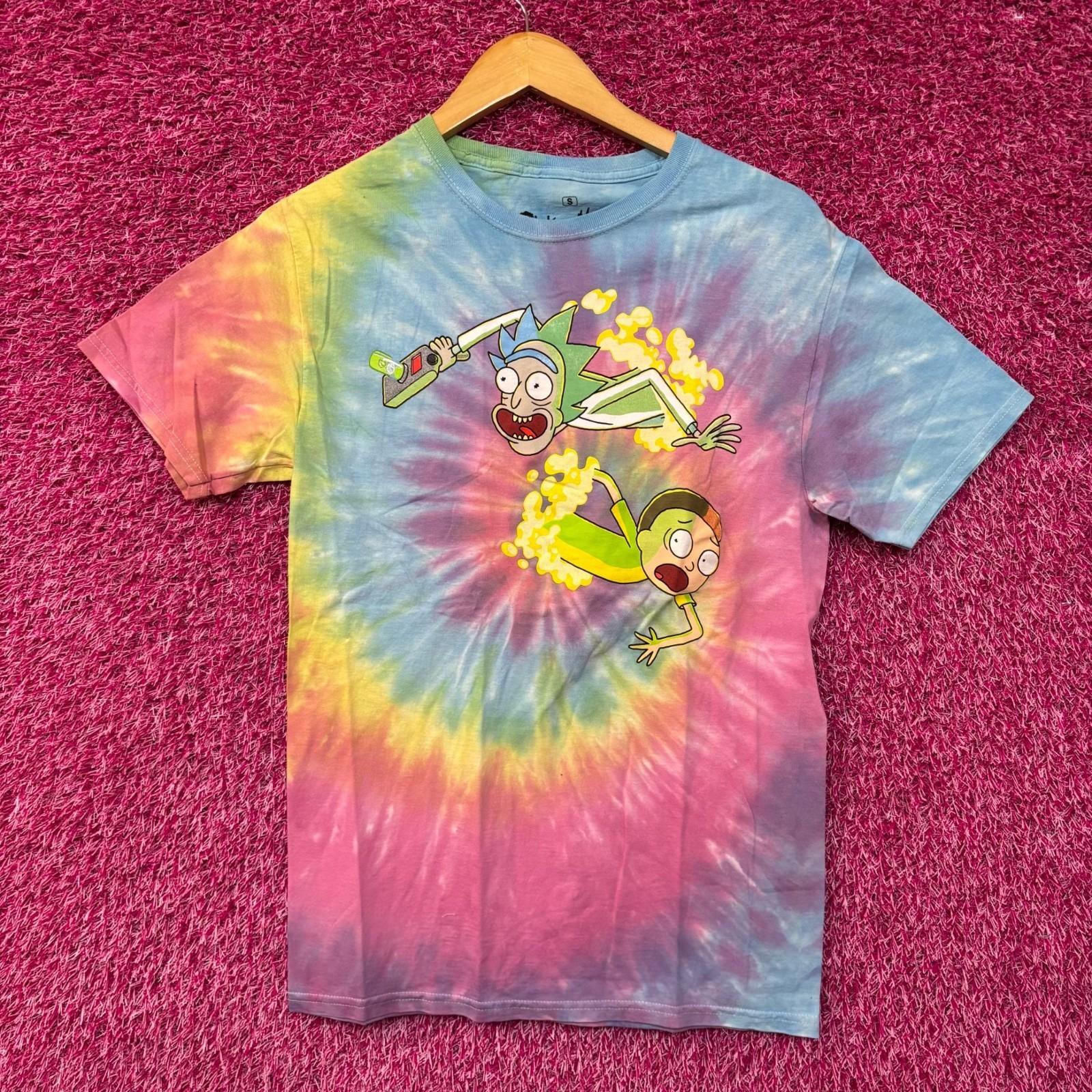 Rick and Morty Portal Tie Dye T-Shirt Small XL