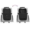 3 In 1 Pet Trolley Gray 48 X 32 X (57 106) Cm Oxford Fabric