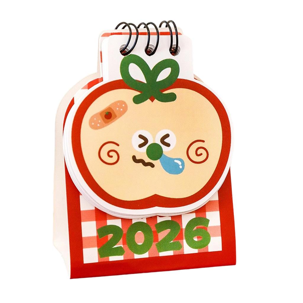 2026 Desk Calendar, Cute Shaped Desktop Calendar, Compact Decorative Calendar For Home Desk