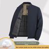 2025 Men's Autumn & Winter Cotton Jacket - New Style Casual Warm Coat for Middle-aged Dads