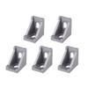 25Pcs Corner Bracket Aluminum 2020 Size 2x2x2cm Heavy Duty Metal for 20Mm Aluminum Extrusion 90 Degree Angle for 3D Printer Cnc