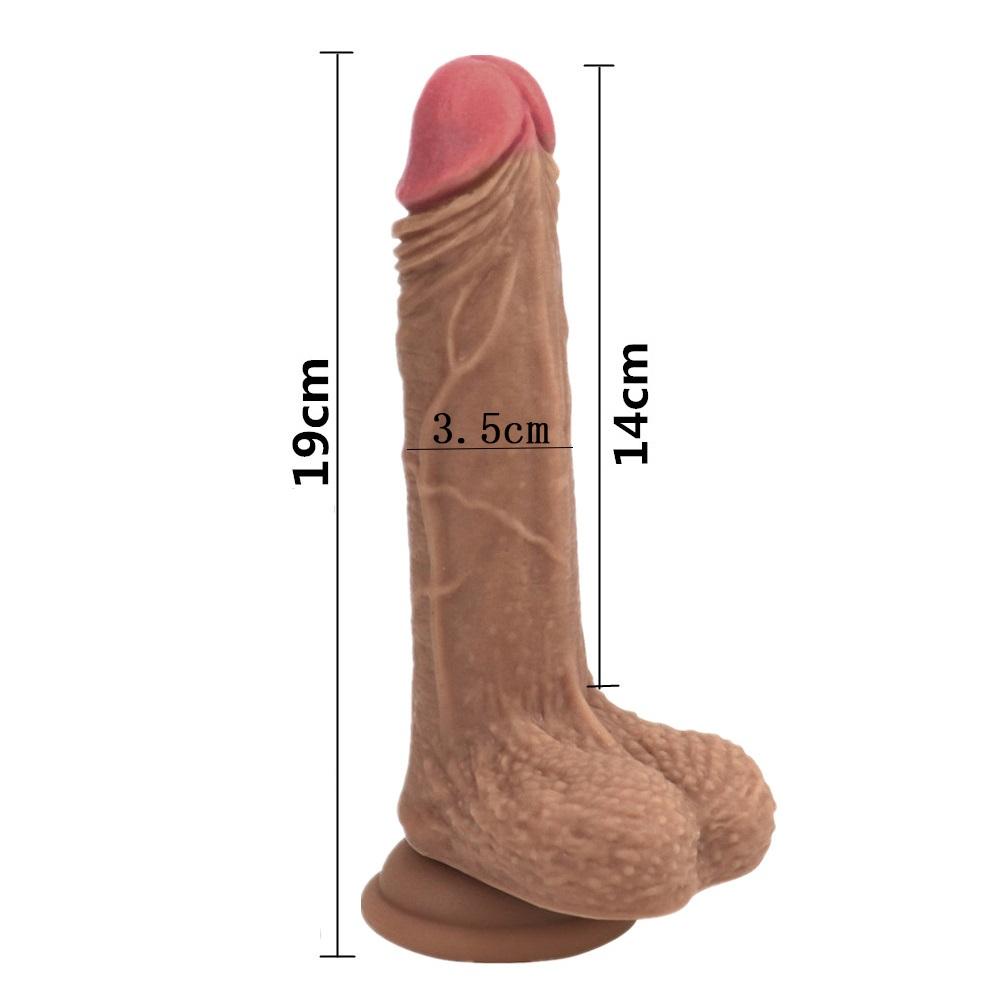 MoDi Skin Feeling Realistic Dildo for Women Soft Huge Penis Lesbain Anal Sex Toys for Adults 18+