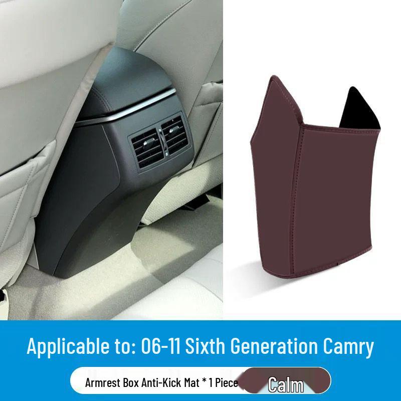 Toyota Camry 8th/9th Gen Armrest Box Kick Pad & Rear Air Vent Protector